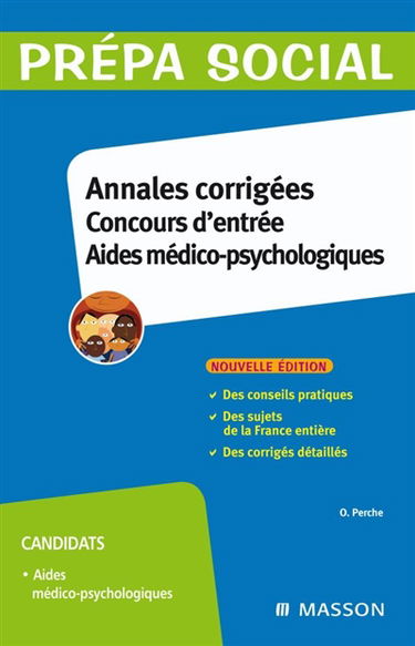 Annales corrigées concours d'entrée aides médico-psychologiques