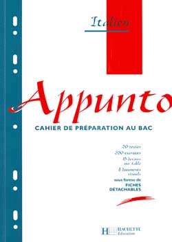 Appunto, italien : cahier de préparation au bac