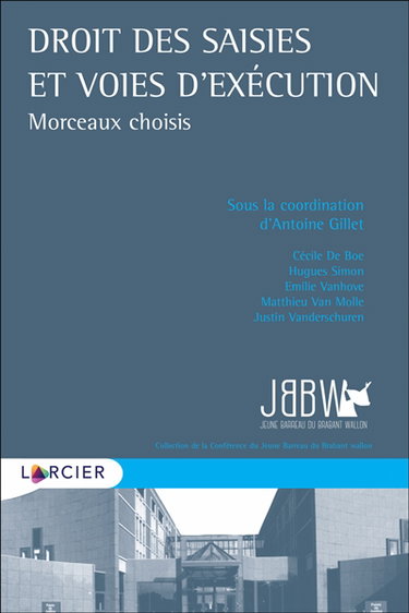 Couverture de Droit des saisies et voies d'exécution : morceaux choisis