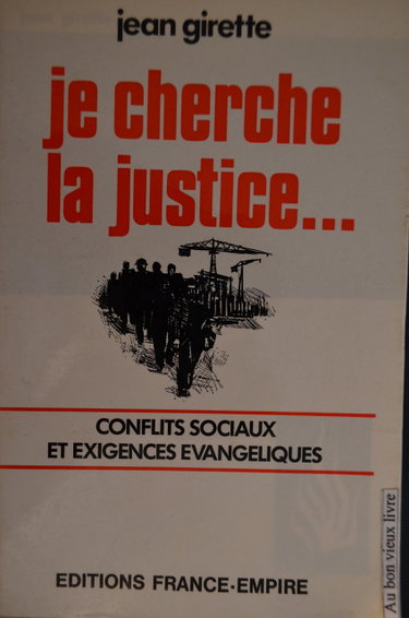 Couverture de Je cherche la justice...