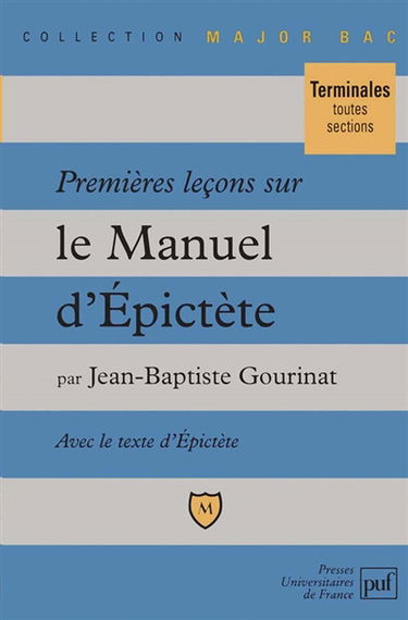 Premières leçons sur Le manuel d'Epictète