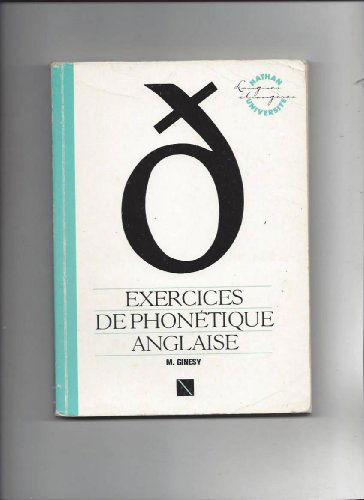 Exercices De Phonetique Anglaise