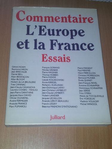 Commentaire, n° 41. L'Europe et la France : essais