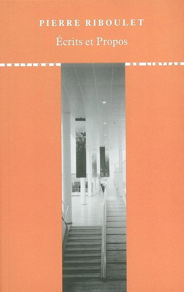 Couverture de Ecrits et propos