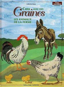 Créer avec des graines les animaux de la ferme