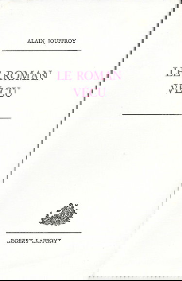 Le Roman vécu