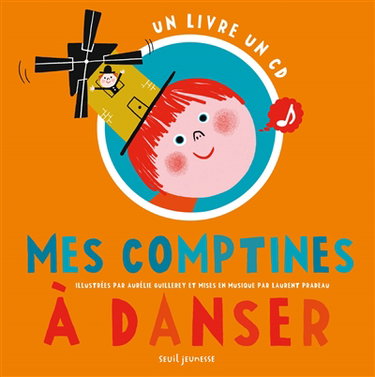 Couverture de Mes comptines à danser par Aurélie Guillerey