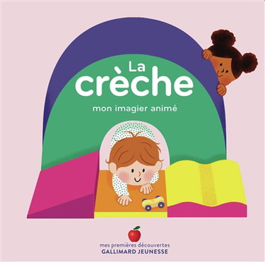 Couverture de La crèche : mon imagier animé