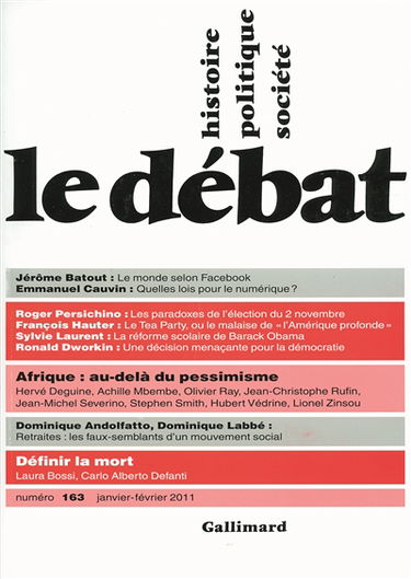 Débat (Le), n° 163