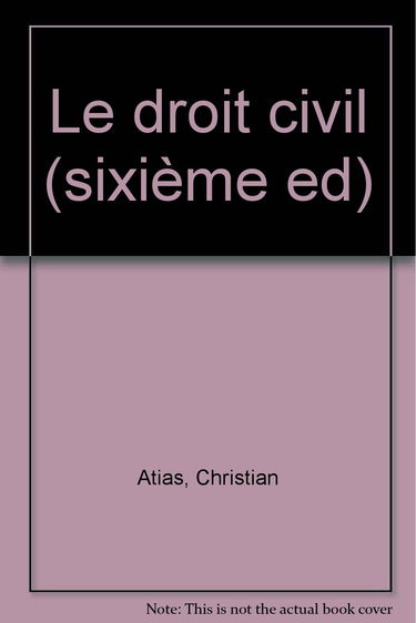 Le Droit civil