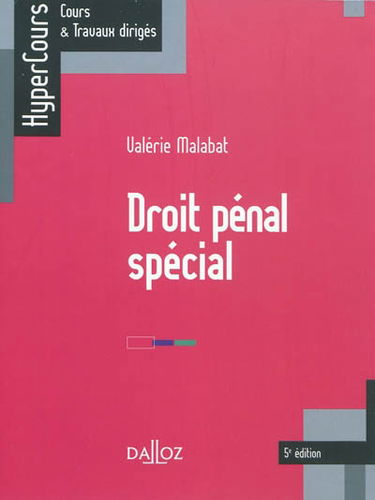 Droit pénal spécial