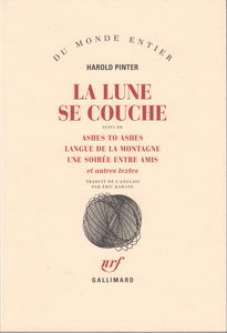 La lune se couche. Ashes to ashes. Langue de la montagne