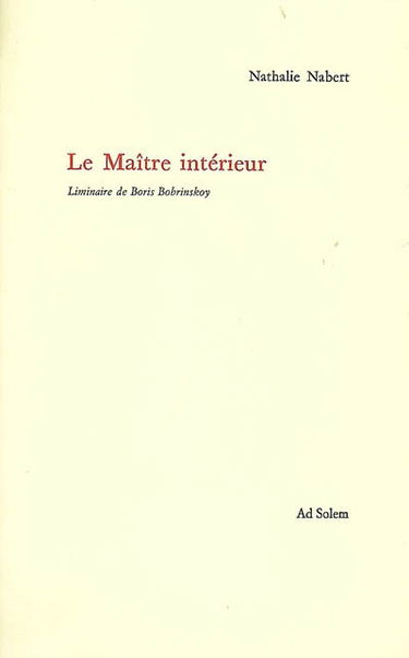 Le maître intérieur