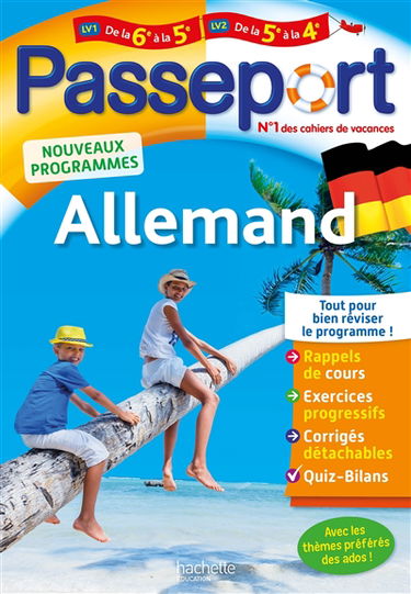 Passeport allemand LV1 de la 6e à la 5e, LV2 de la 5e à la 4e : nouveaux programmes
