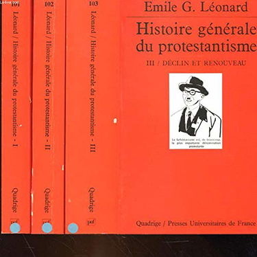 Histoire générale du protestantisme, coffret de 3 volumes