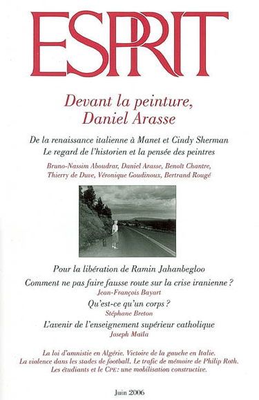 Esprit, n° 325. Devant la peinture, Daniel Arasse