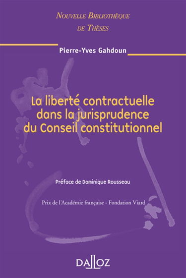 La liberté contractuelle dans la jurisprudence du Conseil constitutionnel : 2008