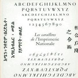 Les Caractères de l'Imprimerie nationale