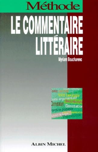 Le commentaire littéraire