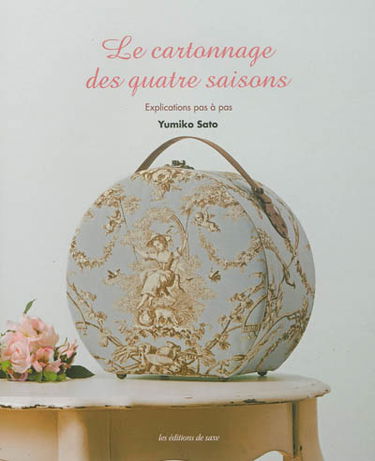 Le cartonnage des quatre saisons : explications pas à pas