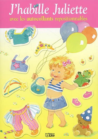 J'habille Juliette avec les autocollants repositionnables