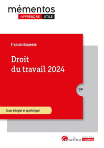 Droit du travail 2024