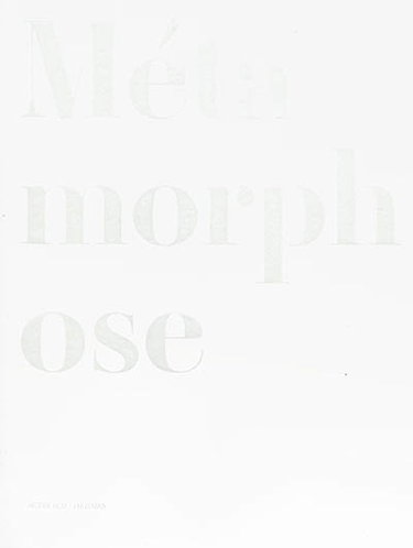 Couverture de Métamorphose