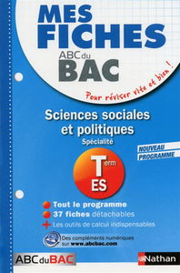 Sciences sociales et politiques, spécialité, terminale ES : nouveau programme
