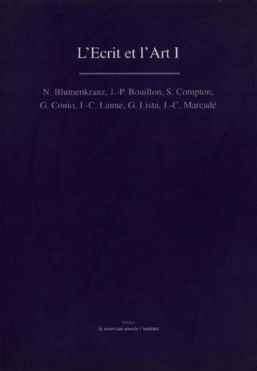 L'Ecrit et l'art