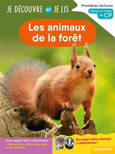 Les animaux de la forêt : premières lectures, début et milieu de CP