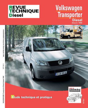 Couverture de Revue technique automobile, n° 182.3. Volkswagen Transporter diesel 91-98 TD/TDI par ETAI