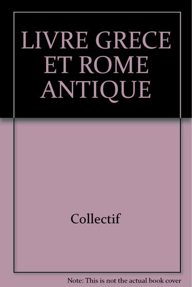 Mon livre de la Grèce et Rome, avec 60 autocollants