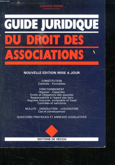 Guide juridique du droit des associations