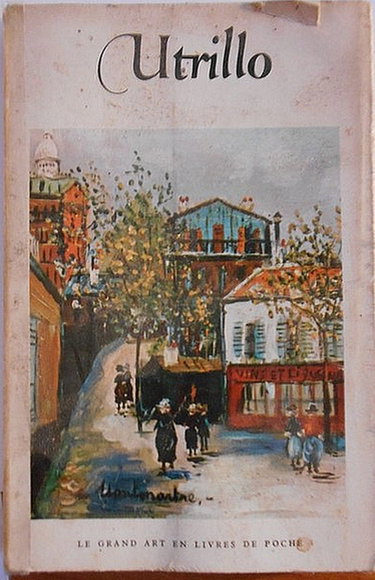 Couverture de MAURICE UTRILLO / COLLECTION LE GRAND ART EN LIVRES DE POCHE .