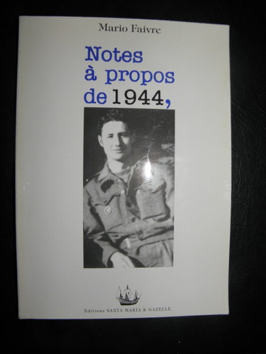 Couverture de Notes à Propos De 1944