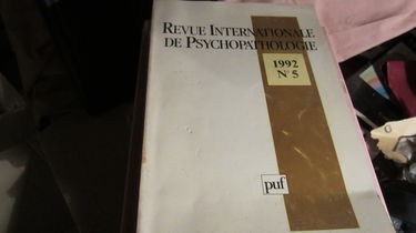 Revue internationale de psychopathologie: 5