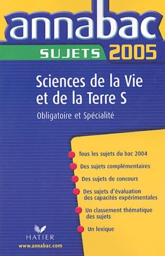 Sciences de la vie et de la terre S: Sujets