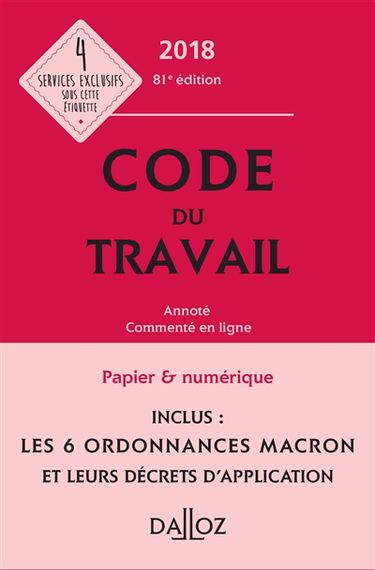 Code du travail 2018