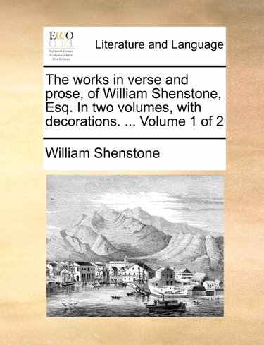 Couverture de The Works in Verse and Prose, of William