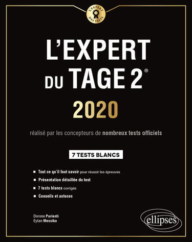 L'expert du Tage 2 : 2020 : 7 tests blancs