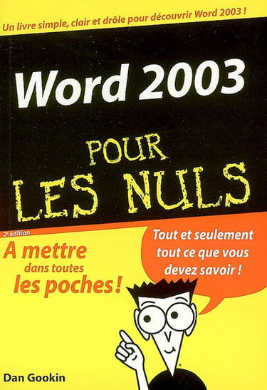Word 2003 pour les nuls