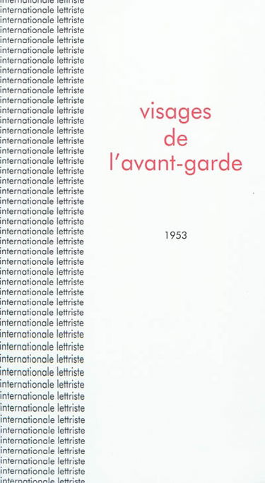 Visages de l'avant-garde : 1953