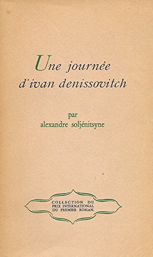 Couverture de Une journée d'ivan denissovitch par Alexandre Soljenitsyne