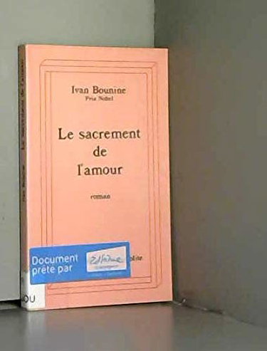Le sacrement de l'amour