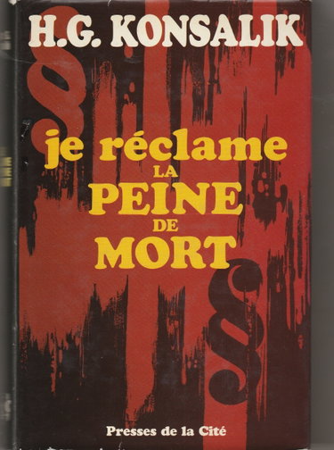 Couverture de Je réclame la peine de mort