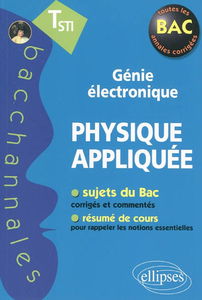 Physique appliquée, terminale STI, génie électronique