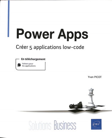 Couverture de Power Apps : créer 5 applications low-code