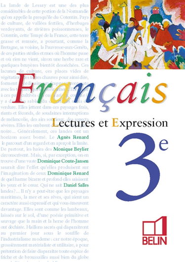 Français, lectures et expression, 3e