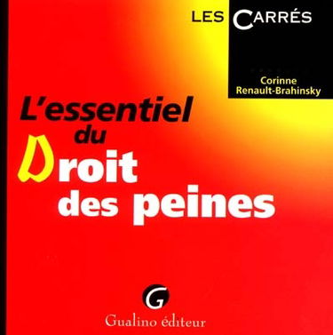 L'essentiel du droit des peines