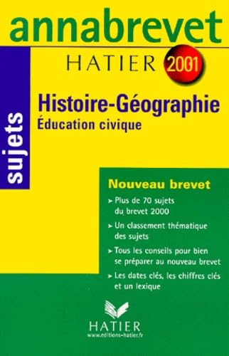 Histoire-Géographie, éducation civique